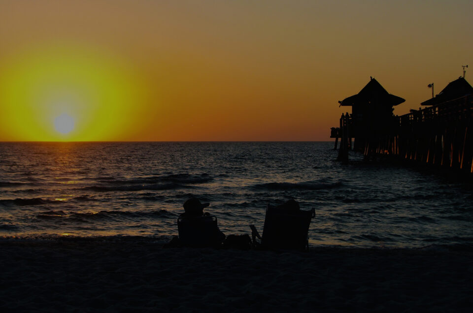 Sunset at Naples, Florida