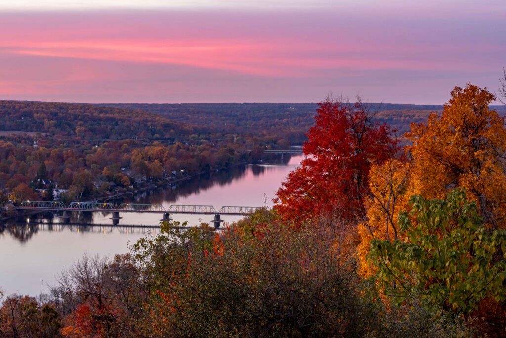 Sunset Goat Hill Overlook Lambertville, NJ