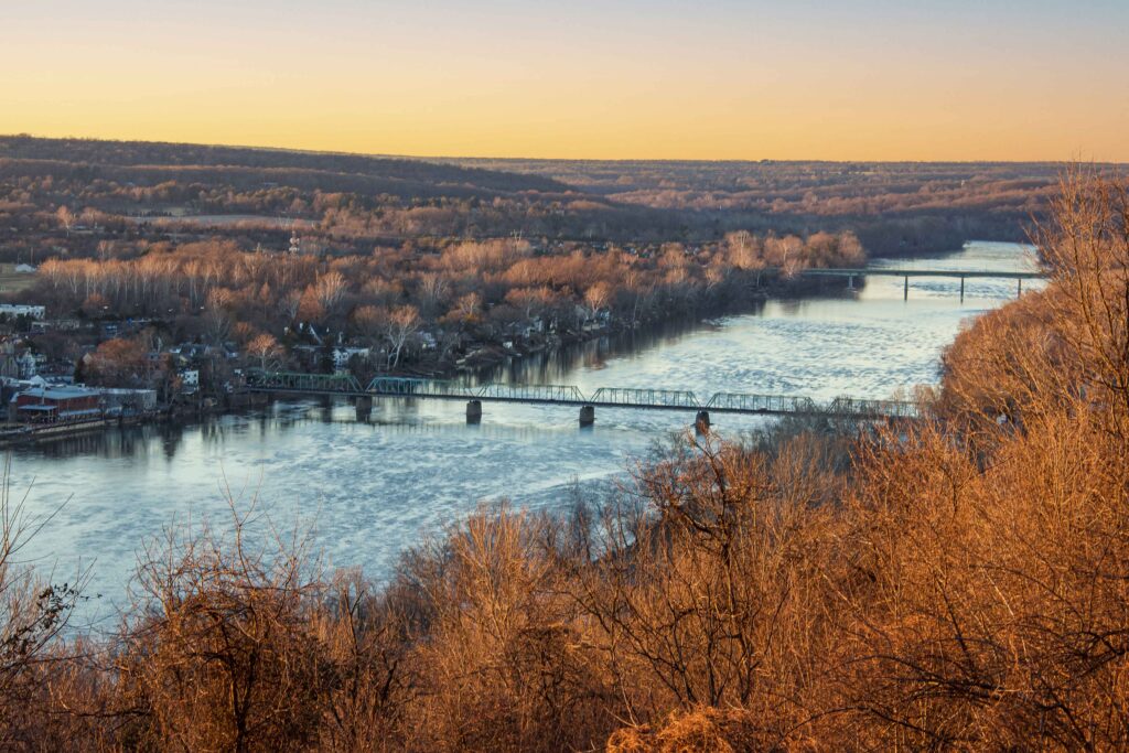 Sunset @ Goat Hill Overlook Lambertville NJ