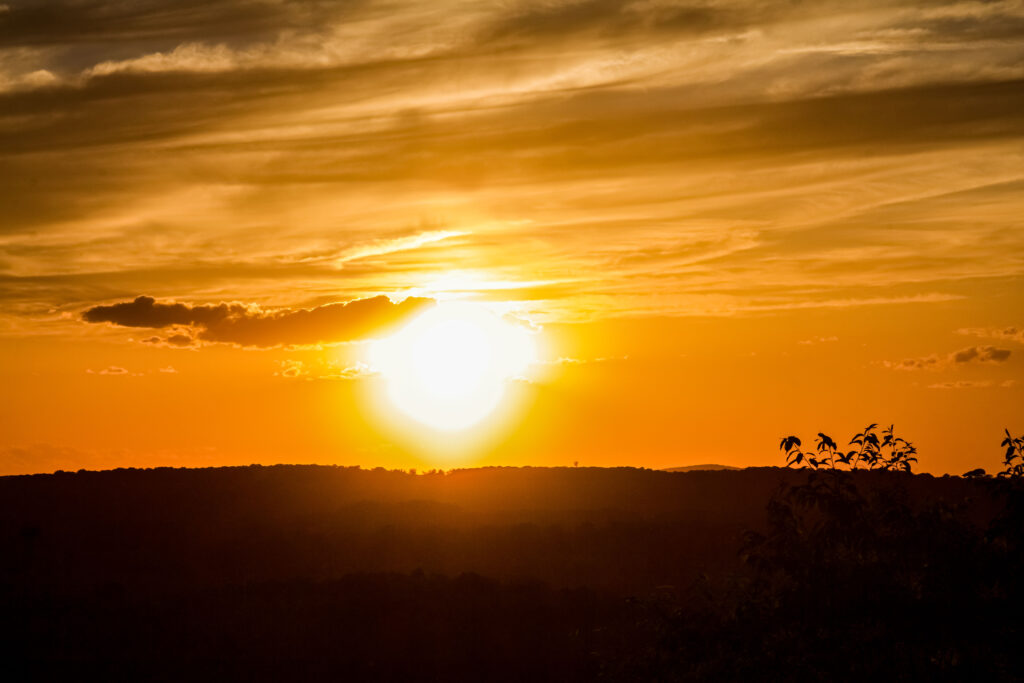 Sunset Goat Hill Overlook Lambertville NJ